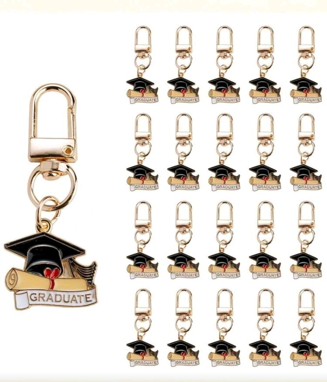 Graduate Cap & Diploma Keychain